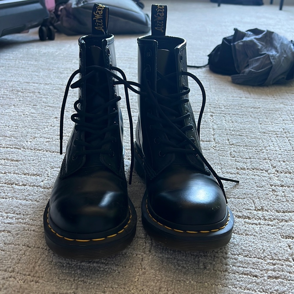 COPY - Doc Marten Black Lace Up Boots Size 6